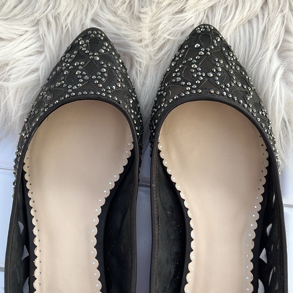 CHARTER CLUB Womens Tonina Black Pointed Toe Slip On Flats Sz 9M nwot - Picture 11 of 16